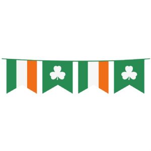 Irish Flag Shamrock SVG Cut File, Irish Design St Patrick's Day SVG