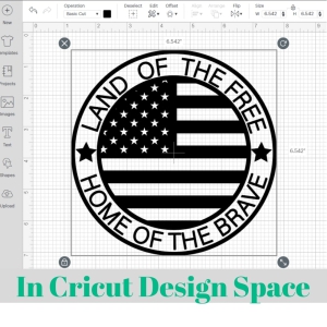 Land Of The Free Home Of The Brave SVG Cut File 4th Of July SVG