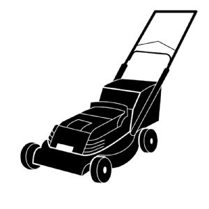 Lawn Mower SVG, Lawn Mower Vector Instant Download Drawings