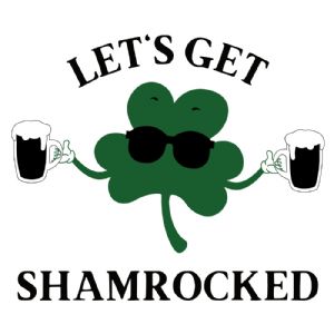 Let's Get Shamrocked SVG, St Patrick's Day Celebration SVG St Patrick's Day SVG
