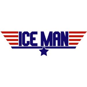 Maverick Ice Man SVG, Military Cut File T-shirt SVG