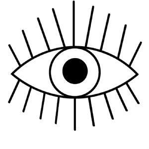 Minimal Eye SVG, Eye SVG Vector Instant Download Drawings