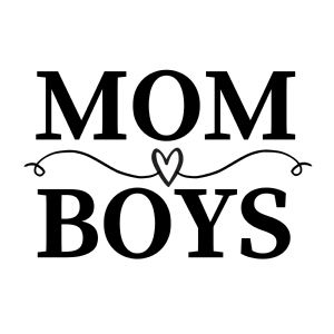 Mom Boys SVG Mother's Day SVG