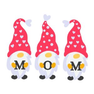 Mom Gnomes SVG, Mothers Day Gnomes Cut File Mother's Day SVG