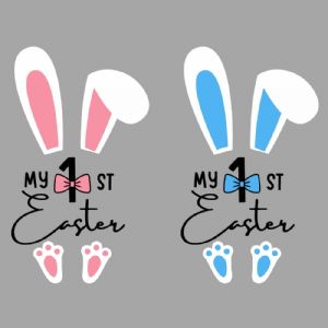 My First Easter SVG, My First Easter Boy & Girl SVG Easter Day SVG