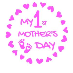 My First Mother Day SVG, Baby Onesie SVG Mother's Day SVG