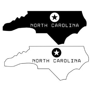 North Carolina Map SVG, North Carolina State USA SVG