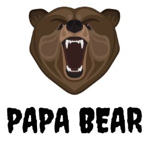 Papa Bear SVG, Father's Day Cutfile Instant Download Father's Day SVG