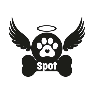 Pet Dog Memorial SVG Cut File, Dog Loss SVG Pets SVG