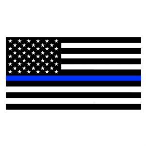 Police Flag SVG, Thin Blue Line SVG Cut Files Police SVG