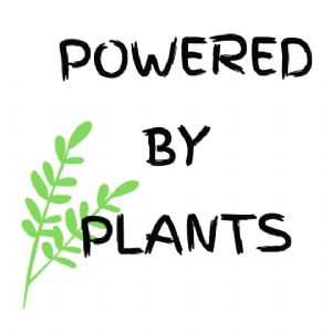 Powered By Plants SVG, Instant Download T-shirt Design Plant and Flowers SVG