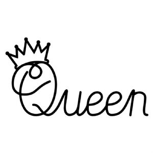 Queen Tiara SVG, Queen Crown SVG Vector T-shirt SVG
