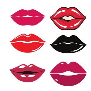 Red Lips SVG Bundle, Kiss SVG Bundle Valentine's Day SVG