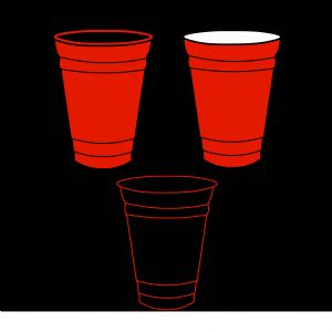 Red Party Cup Bundle SVG Cut Files Vector Objects