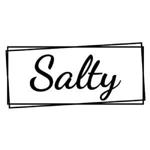 Salty Square SVG, Salty Digital Download T-shirt SVG