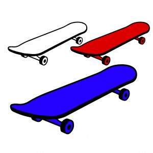 Skateboard SVG, Skating Instant Download Sports SVG