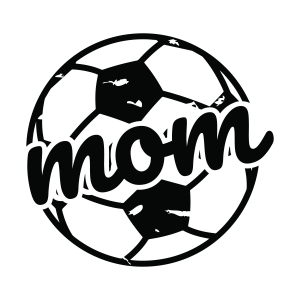 Mom Soccer Ball SVG, Instant Download Mother's Day SVG