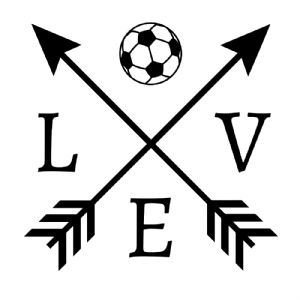 Soccer Love Arrow SVG, Love Soccer Instant Download Football SVG