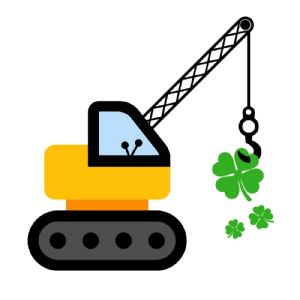 St. Patrick's Day Crane SVG, Instant Download St Patrick's Day SVG