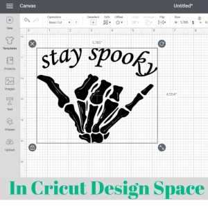 Stay Spooky with Skeleton Hand SVG, Stay Spooky Instant Download Halloween SVG