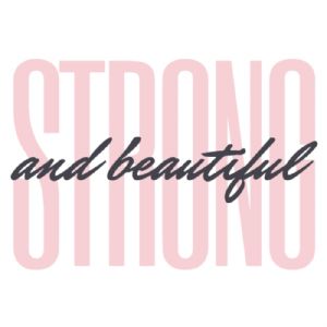 Strong Is Beautiful SVG, Workout Instant Download T-shirt SVG