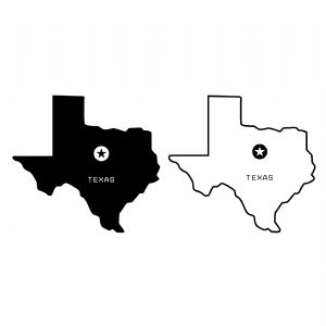 Texas Maps SVG, Texas State Map Instant Download Texas SVG