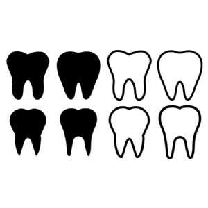 Tooth Bundle SVG, Teeth Bundle Vector Instant Download Health and Medical
