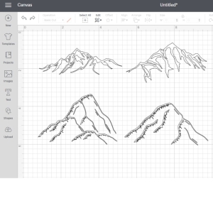 White Mountain SVG Clipart, Bundle SVG Instant Download 