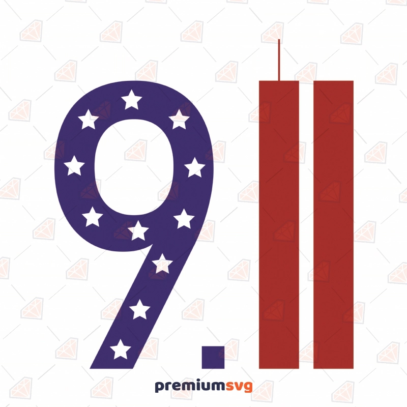 911 SVG Cut File, Twin Towers SVG USA SVG Svg