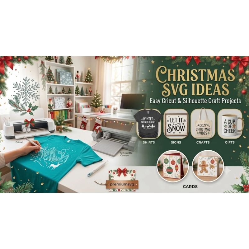 Christmas SVG Ideas: Easy Cricut & Silhouette Craft Projects
