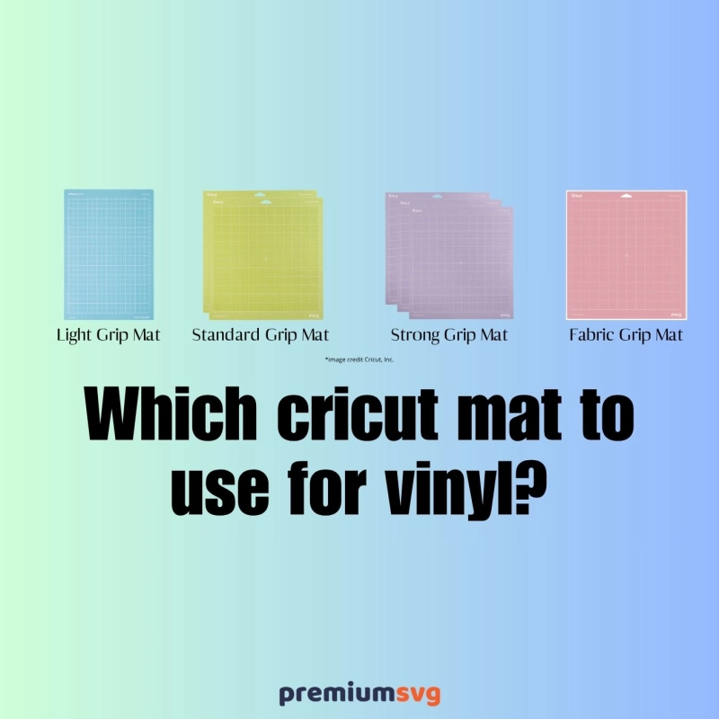 Which cricut mat to use for vinyl?