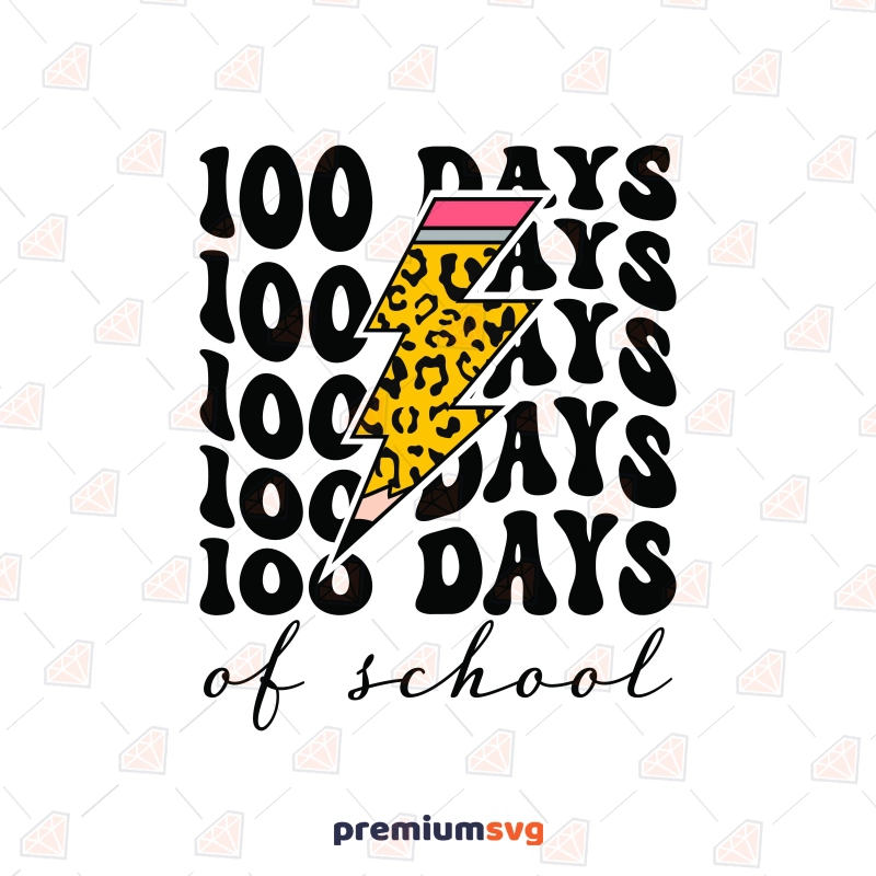 100 Days of School SVG Teacher Teacher SVG Svg