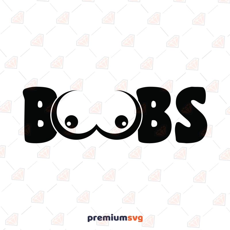 Svg Boobs for Cricut and Silhouette, Body Svg, Hand Drawn Boobs