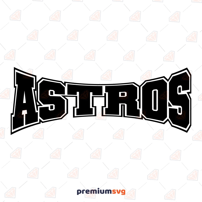 Astros SVG File, Varsity Font Astros SVG,  Houston Baseball SVG Baseball SVG Svg
