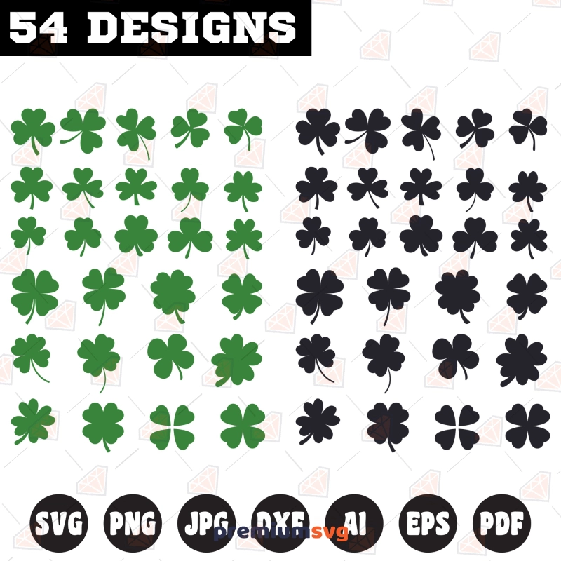 Shamrock SVG For Cricut, Shamrock SVG Bundle St Patrick's Day SVG Svg