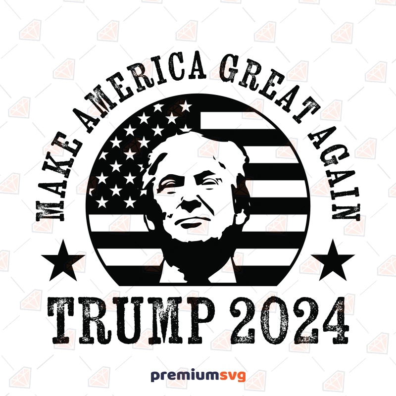 Trump Make America Great Again SVG, 2024 Trump SVG USA SVG Svg
