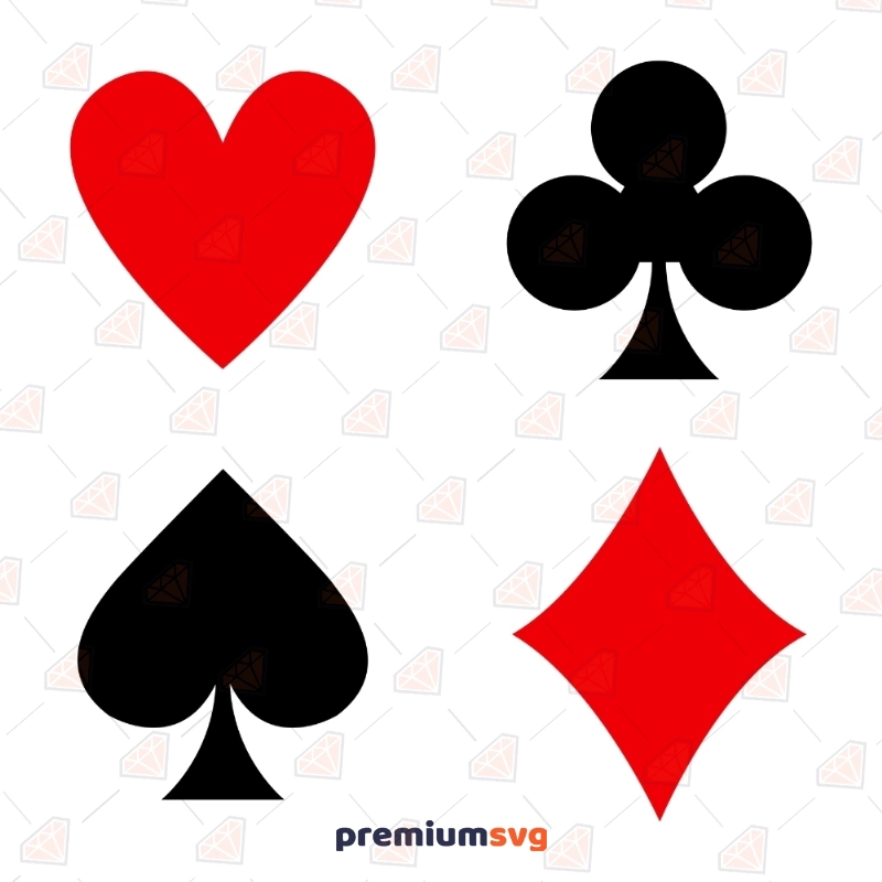 Ace of Clubs SVG, Playing Card Symbol SVG Vector Files Symbols Svg