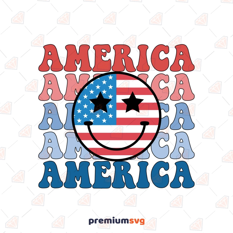 America SVG, PNG Sublimation for 4th of July 4th Of July SVG Svg