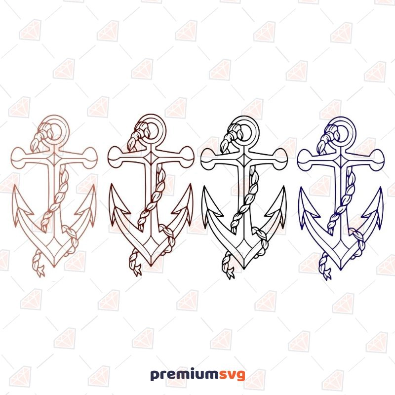 Anchors SVG Bundle, Anchors Bundle Vector Instant Download Sea Life and Creatures SVG Svg