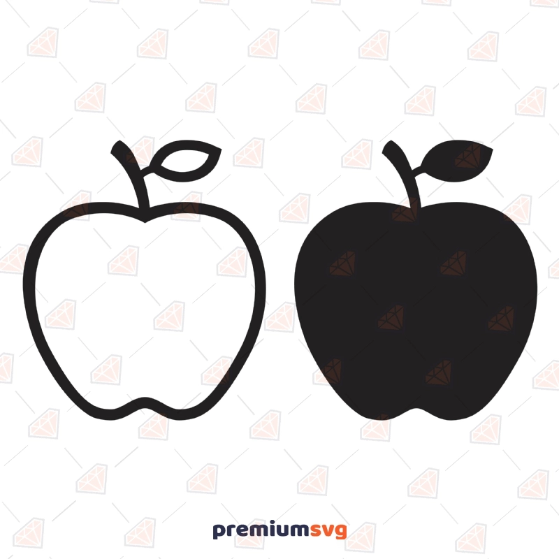 Apple Bundle SVG, Apple Basic Clip Art Bundle SVG Fruits and Vegetables SVG Svg