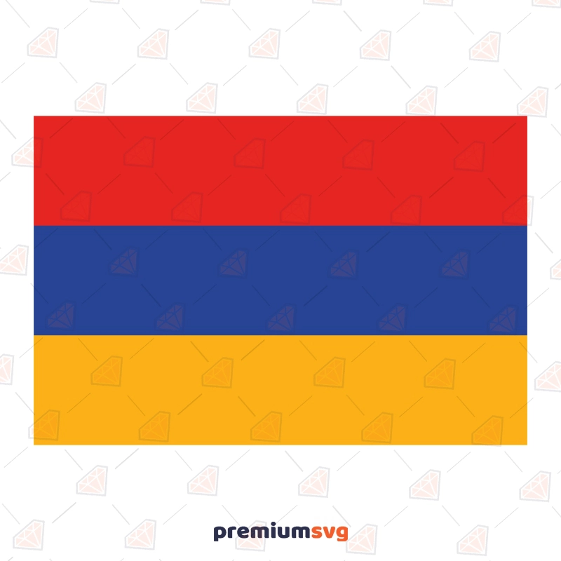 Armenia Flag SVG, PNG, JPG and PDF Files Flag SVG Svg