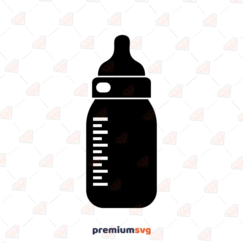 Baby Bottle SVG, Milk Bottle Clipart Vector Files Baby SVG Svg