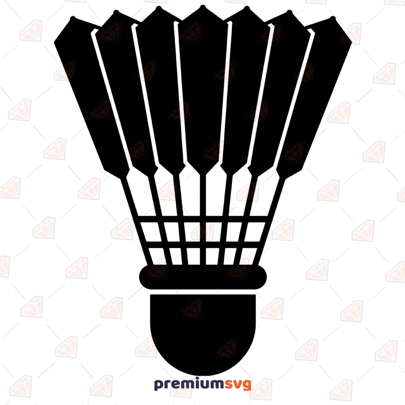 Badminton Birdie SVG, Shuttlecock SVG Vector Sports SVG Svg