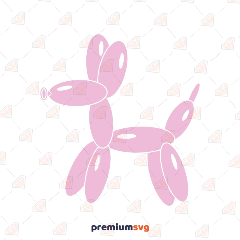 Balloon Dog SVG Vector File Dog SVG Svg