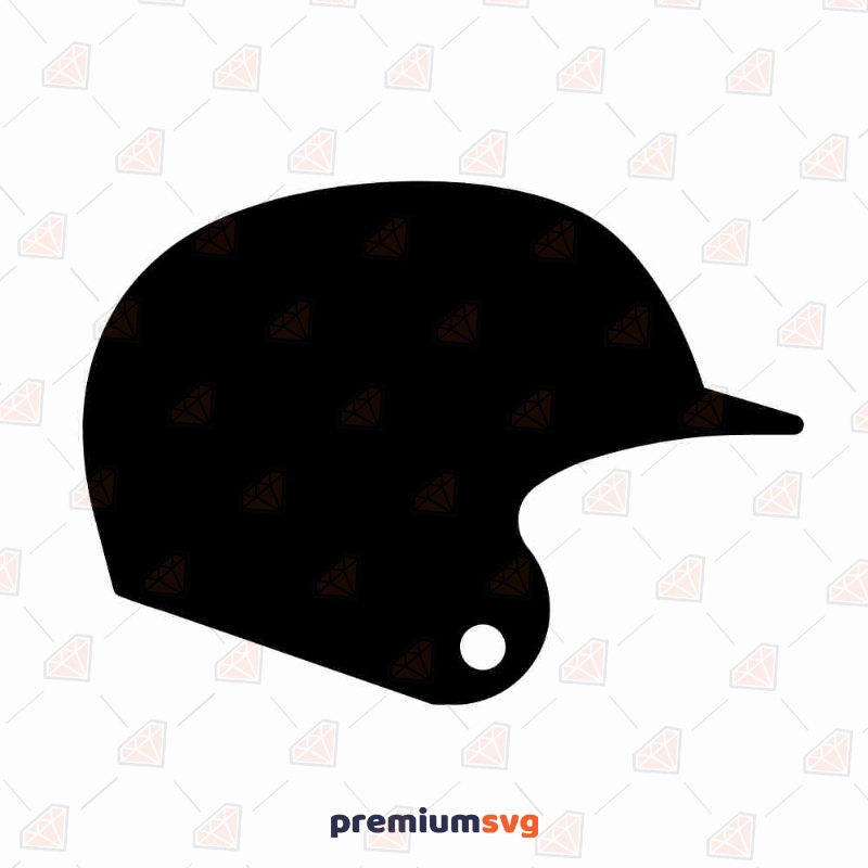 Baseball Helmet SVG Cut File, Instant Download Baseball SVG Svg