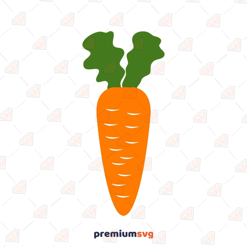 Basic Carrot SVG Cut & Clipart File Easter Day SVG Svg