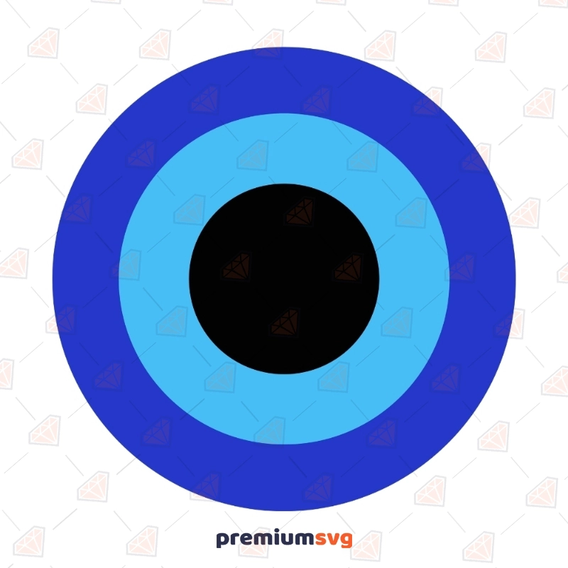 Evil Eye SVG, Turkish Eye Clipart Cut Files Instant Download Symbols Svg