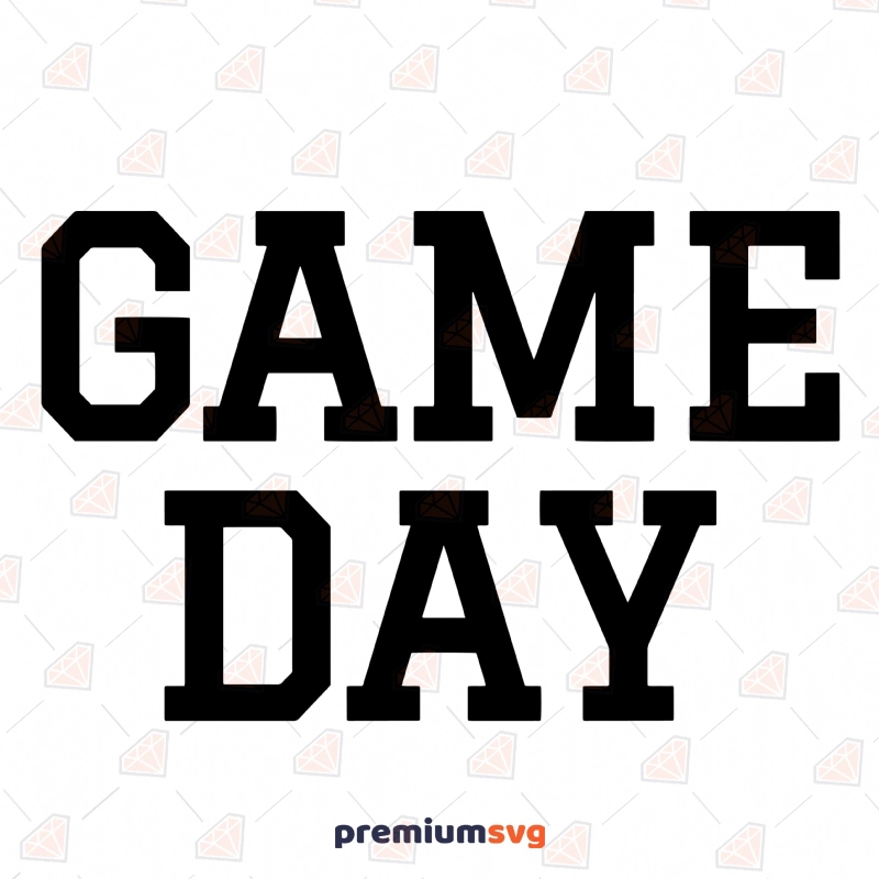 Basic Game Day SVG Cut Files Gaming Svg