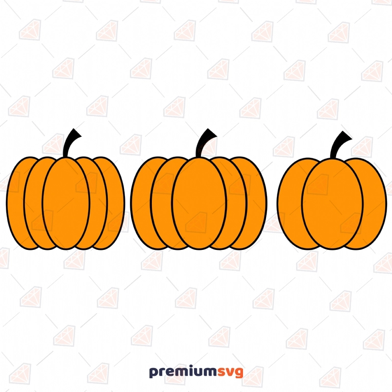 Basic Pumpkins SVG Cut File, Pumpkins Bundle Instant Download Pumpkin SVG Svg
