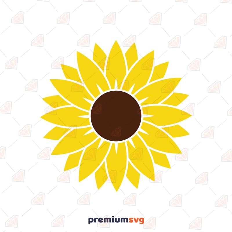 Basic Sunflower SVG Cut Files & PNG, JPG Sunflower SVG Svg